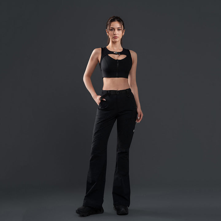 Active Zip-Front Sports Bra【BAW95】