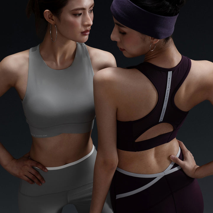 Sculpted Mesh Sports Bra+