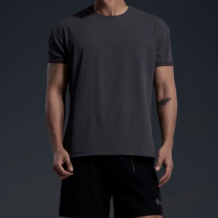 Seamless Moisture-Wicking Quick-Dry Training T-Shirt