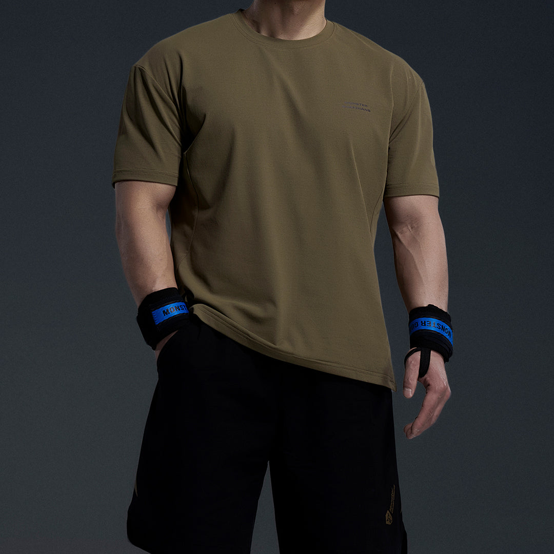 Seamless Moisture-Wicking Quick-Dry Training T-Shirt