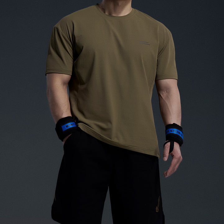 Seamless Moisture-Wicking Quick-Dry Training T-Shirt