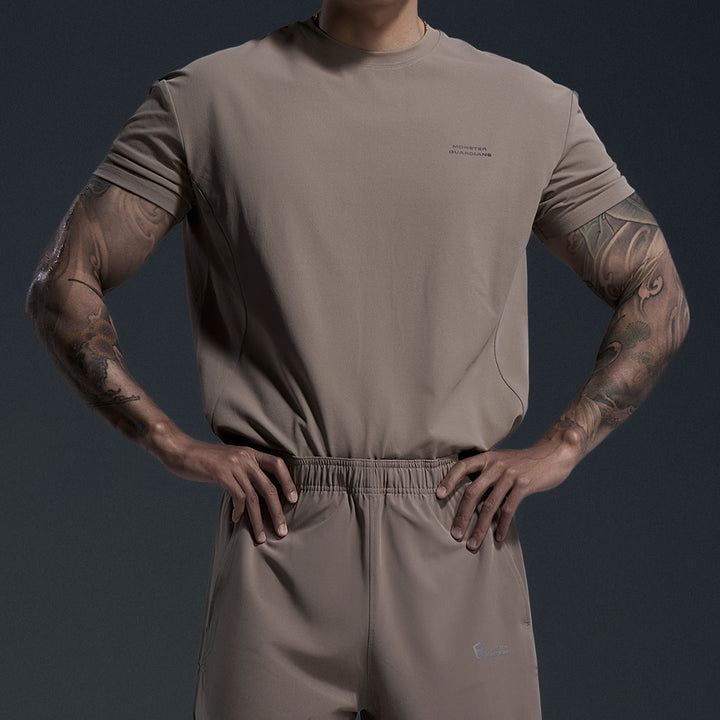 Seamless Moisture-Wicking Quick-Dry Training T-Shirt